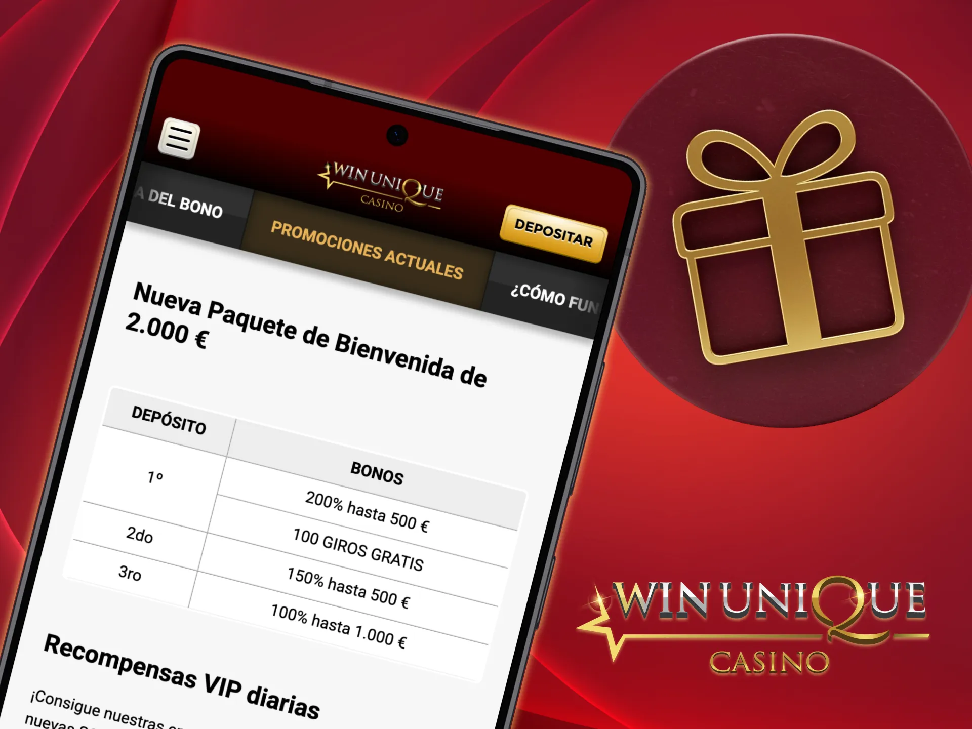 Duplica tu segundo depósito solo en Unique Casino.