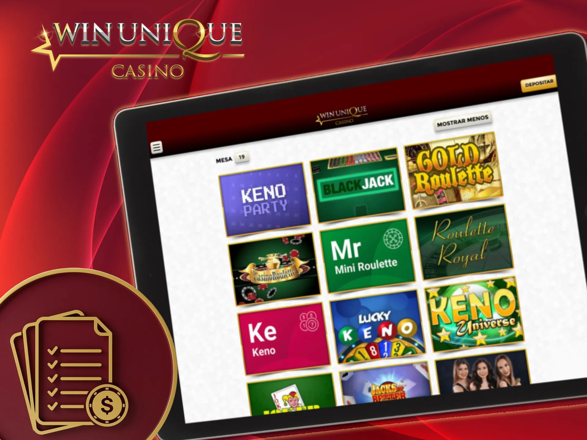Aprende a jugar como experto en Unique Casino.