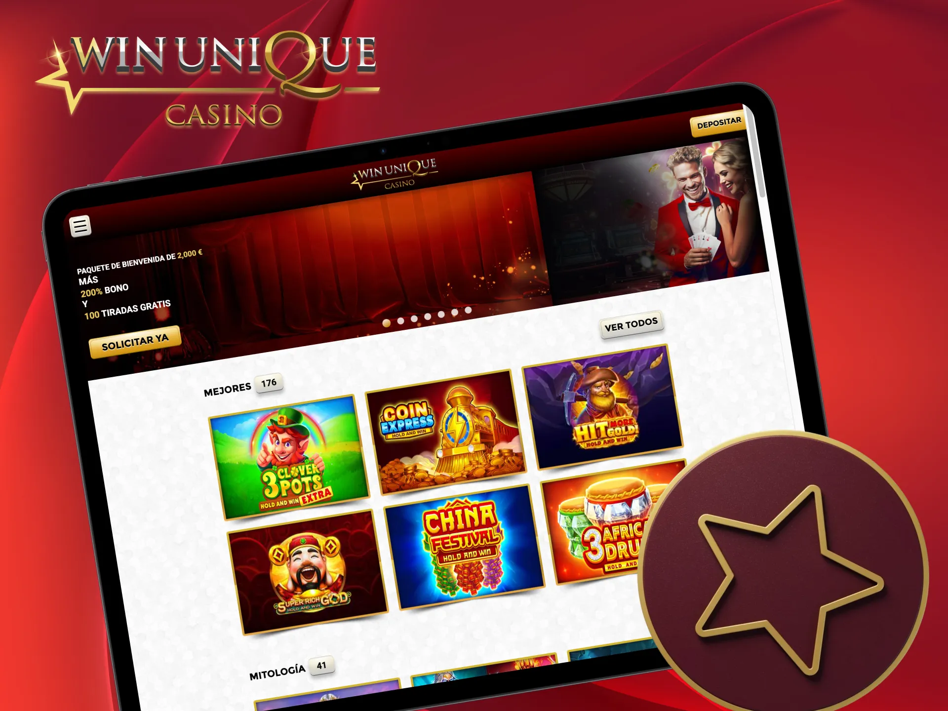 Elige Unique Casino y gana como nunca antes.
